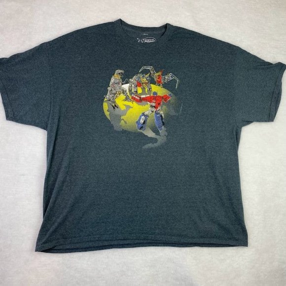 80s Tees Men's Classic Short Sleeve Transformer T-Shirt Size 4X Graphic TEE - Picture 1 of 6